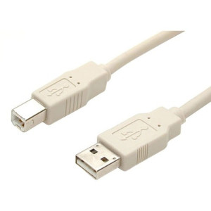 Beige USB 2.0 cable - USBFAB_15