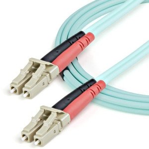 1m (3ft) LC/UPC to LC/UPC OM3 Multimode Fiber Optic Cable -A50FBLCLC1