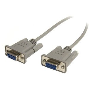 Cross Wired DB9 Serial Null Modem Cable -SCNM9FF25