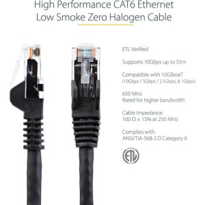 7ft (2m) CAT6 Ethernet Cable -N6LPATCH7BK