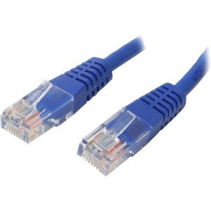 5 ft Blue Molded Cat5e UTP Patch Cable -M45PATCH5BL