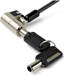 6.5' (2m) 3-in-1 Universal Laptop Cable Lock - LTULOCKKEY