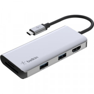 Belkin USB-C 5-in-1 Multiport Adapter - PVC002BTSGY