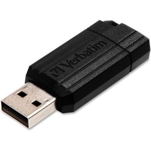 Verbatim 8GB Pinstripe USB Flash Drive - 49062