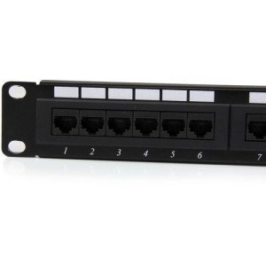 24 Port 1U Rackmount Cat 6 110 Patch Panel - C6PANEL24