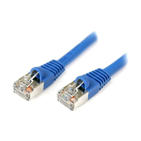 75 ft Blue Snagless Shielded Cat 5e Patch Cable