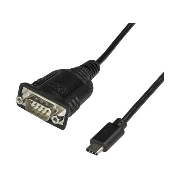 USB C to Serial Adapter Cable 16" (40cm) - USB Type-C to Serial RS232 (DB9) Cable Converter