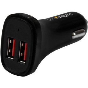 Star Tech.com Dual Port USB Car Charger -USB2PCARBKS