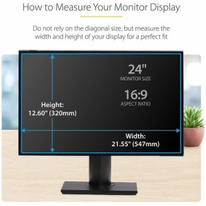 24-inch 16:9 Computer Monitor Privacy Screen -2469A-PRIVACY-SCREEN