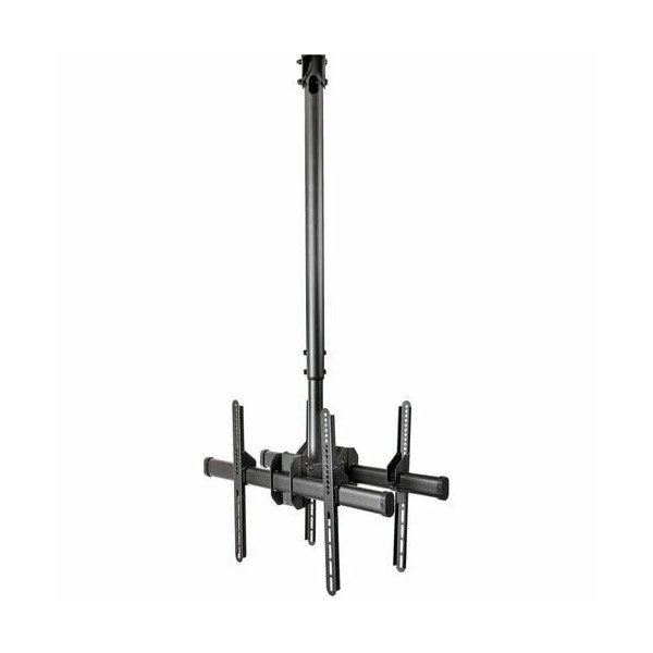 Dual TV Ceiling Mount, Back-to-Back Hanging Dual Screen VESA Pole Mount -FPCEILBTB