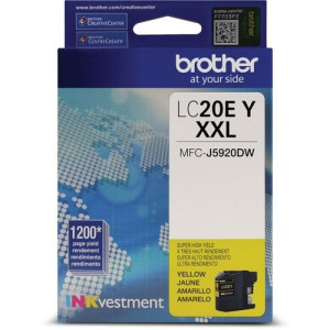 Brother INKvestment LC20EYS Original Super High (XXL Series) Yield Inkjet Ink Cartridge -LC20EYS