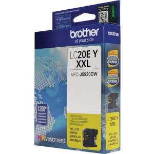 Brother INKvestment LC20EYS Original Super High (XXL Series) Yield Inkjet Ink Cartridge -LC20EYS