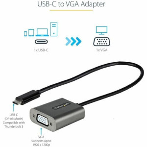 USB C to VGA Adapter -CDP2VGAEC