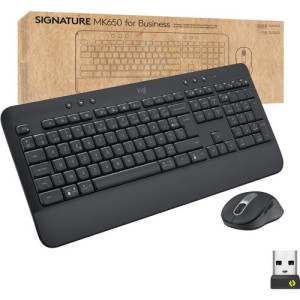 Logitech Signature MK650 Combo for Business Wireless Mouse and Keyboard Combo -920-011403