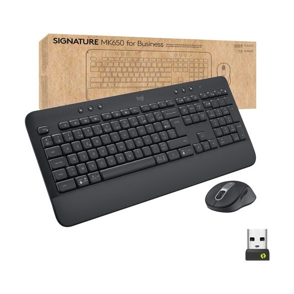 Logitech Signature MK650 Combo for Business Wireless Mouse and Keyboard Combo