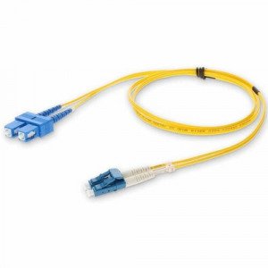 5m SMF 9/125 Duplex SC/LC OS1 Yellow OFNR (Riser Rated) Patch Cable -ADD-SC-LC-5M9SMF