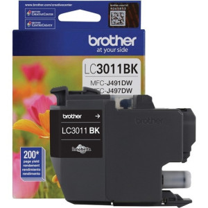 Brother LC3011BKS Original Standard Yield Inkjet Ink Cartridge -LC3011BKS