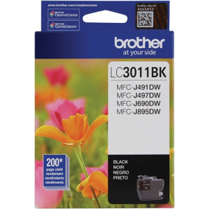 Brother LC3011BKS Original Standard Yield Inkjet Ink Cartridge -LC3011BKS