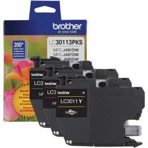 Brother LC30113PKS Original Standard Yield Inkjet Ink Cartridge -LC30113PKS