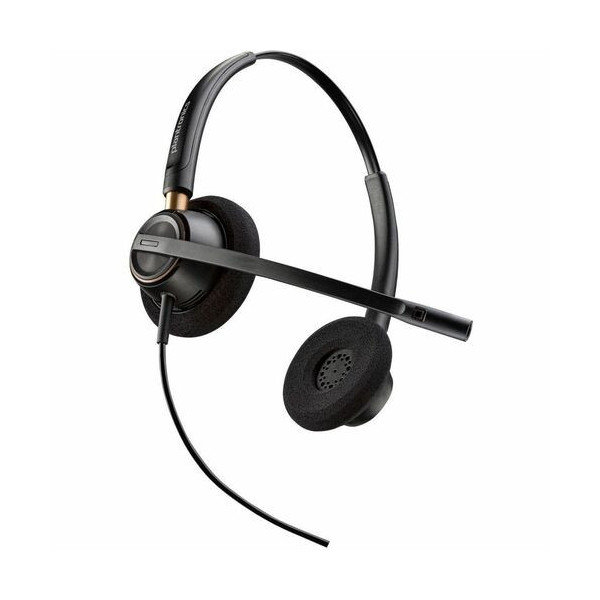 Poly EncorePro 520 with Quick Disconnect Binaural Headset TAA