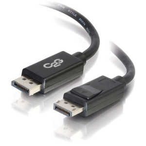 C2G 3ft DisplayPort Cable with Latches 8K UHD M/M -54400