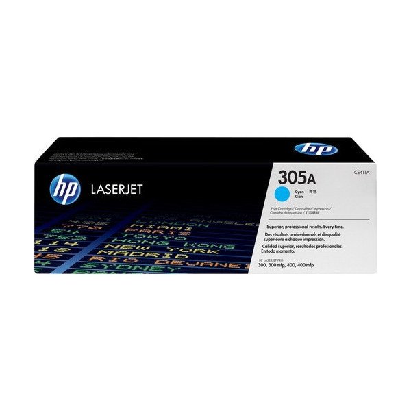 HP 305A (CE411A) Original Standard Yield Laser Toner Cartridge