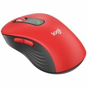 Logitech Signature M650 L (Red) - Optical - Wireless -910-006358