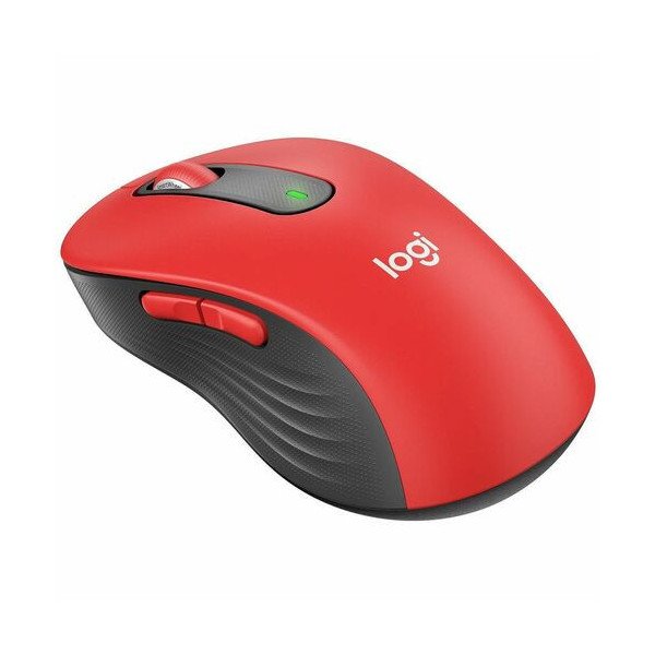 Logitech Signature M650 L (Red) - Optical - Wireless -910-006358