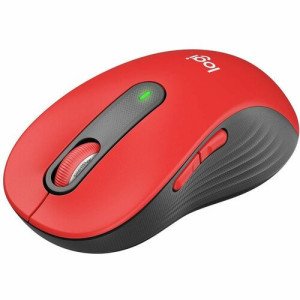 Logitech Signature M650 L (Red) - Optical - Wireless -910-006358