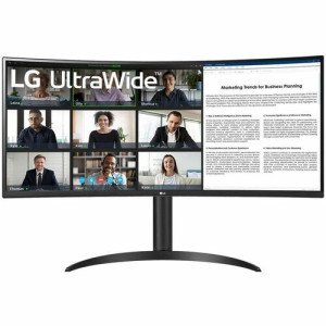 LG Ultrawide 34WR55QC-B 34" Class UW-QHD Curved Screen LCD Monitor -34WR55QC-B