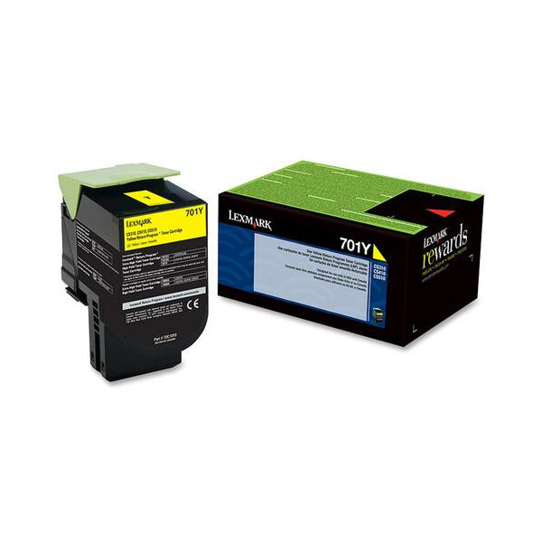 Lexmark 701Y Toner Cartridge