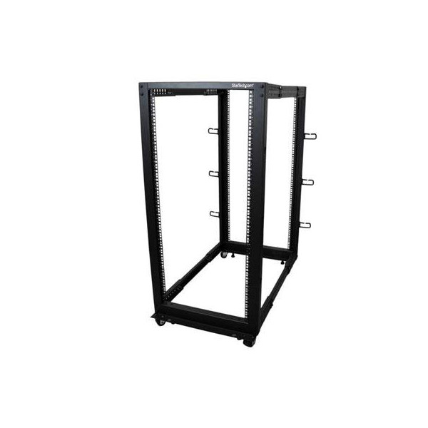 25U Adj Depth 4 Post Rack