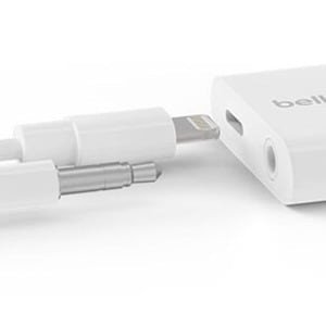 Belkin 3.5 mm Audio + Charge for iPhone and iPad Lightning Adapter - F8J212BTWHT