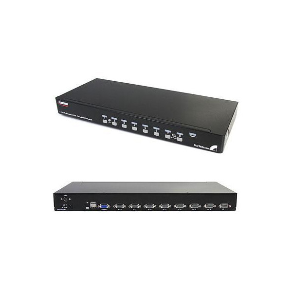 8 Port 1U USB KVM Switch