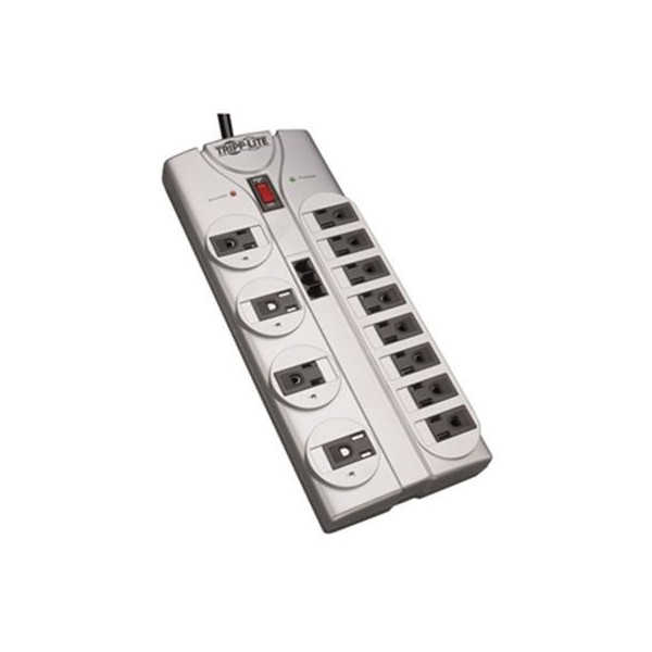 12 Outlets, Tel-DSL, 8ft Cord,