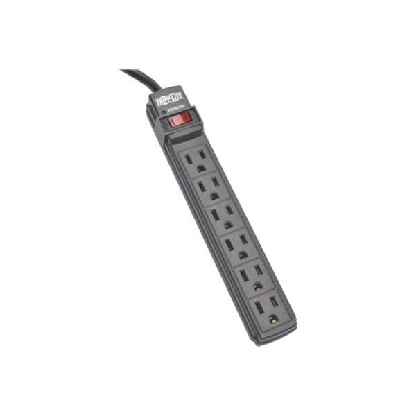 Power Strip 6 Outlet 6' Cord