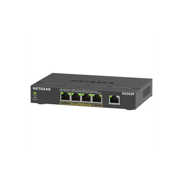 NETGEAR 5 Port PoE Gigabit Unm