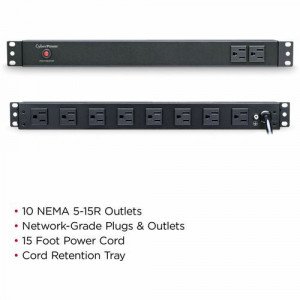 Cyber Power CyberPower Basic PDU15B2F8R 10-Outlets PDU -PDU15B2F8R