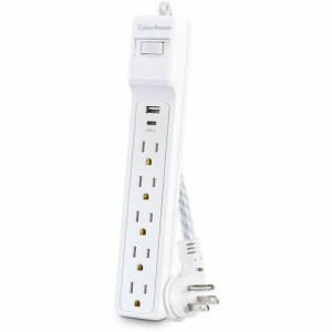 Cyber Power CyberPower P504UC 5-Outlets Surge Suppressor/Protector -P504UC