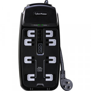 Cyber Power CyberPower CSP806T Professional 8-Outlets Surge Suppressor 6FT Cord -CSP806T