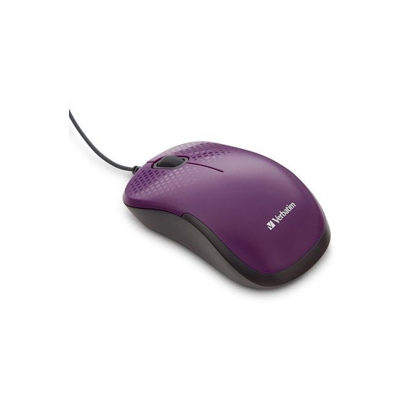 Silent Cord Optical Mouse Purp