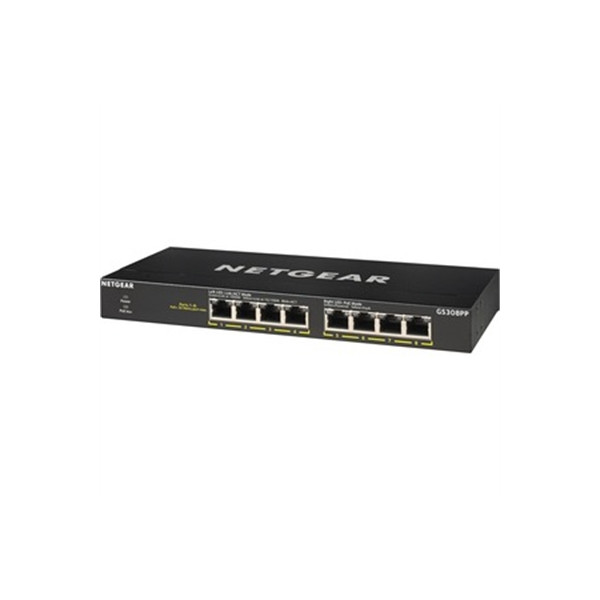 8-Port Gig Unmanaged PoE+
