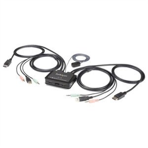 2 Port DisplayPort KVM Switch