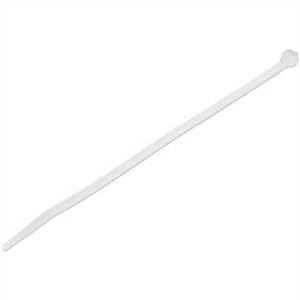 1000 PK 8" White Cable Ties