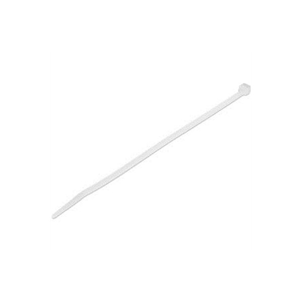 1000 PK 8" White Cable Ties