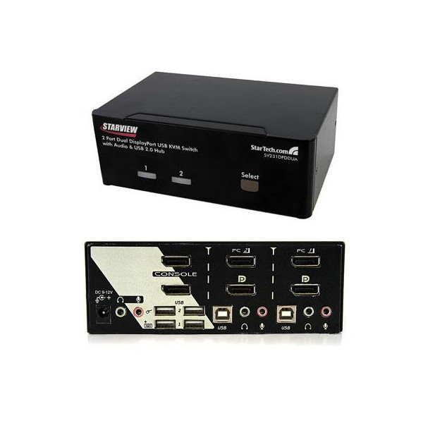 DisplayPort USB KVM Switch