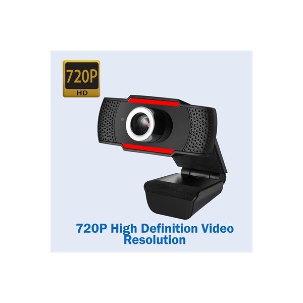 720P Auto Focus Webcam w Mic