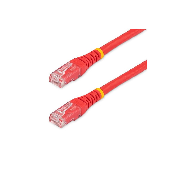2 ft Red Molded Cat6 UTP Patch