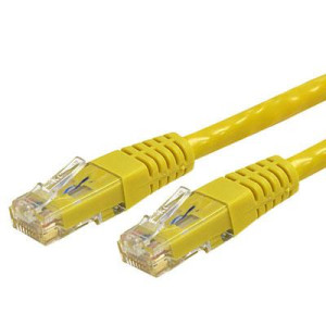 6 ft Cat 6 Yellow Molded RJ45