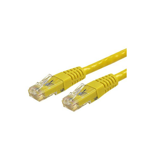 6 ft Cat 6 Yellow Molded RJ45